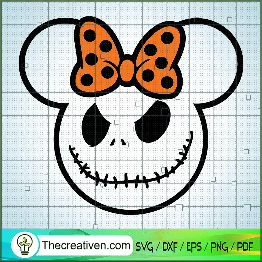 Horror Minnie Head SVG, Disney Halloween SVG, Mickey And Minnie SVG 1 Horror Minnie Head SVG, Disney Halloween SVG, Mickey And Minnie SVG