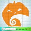 Scary Halloween Pumpkin SVG Cut File for Cricut & Silhouette
