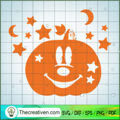 Funny Halloween Pumpkin And Star SVG Cut File for Cricut & Silhouette