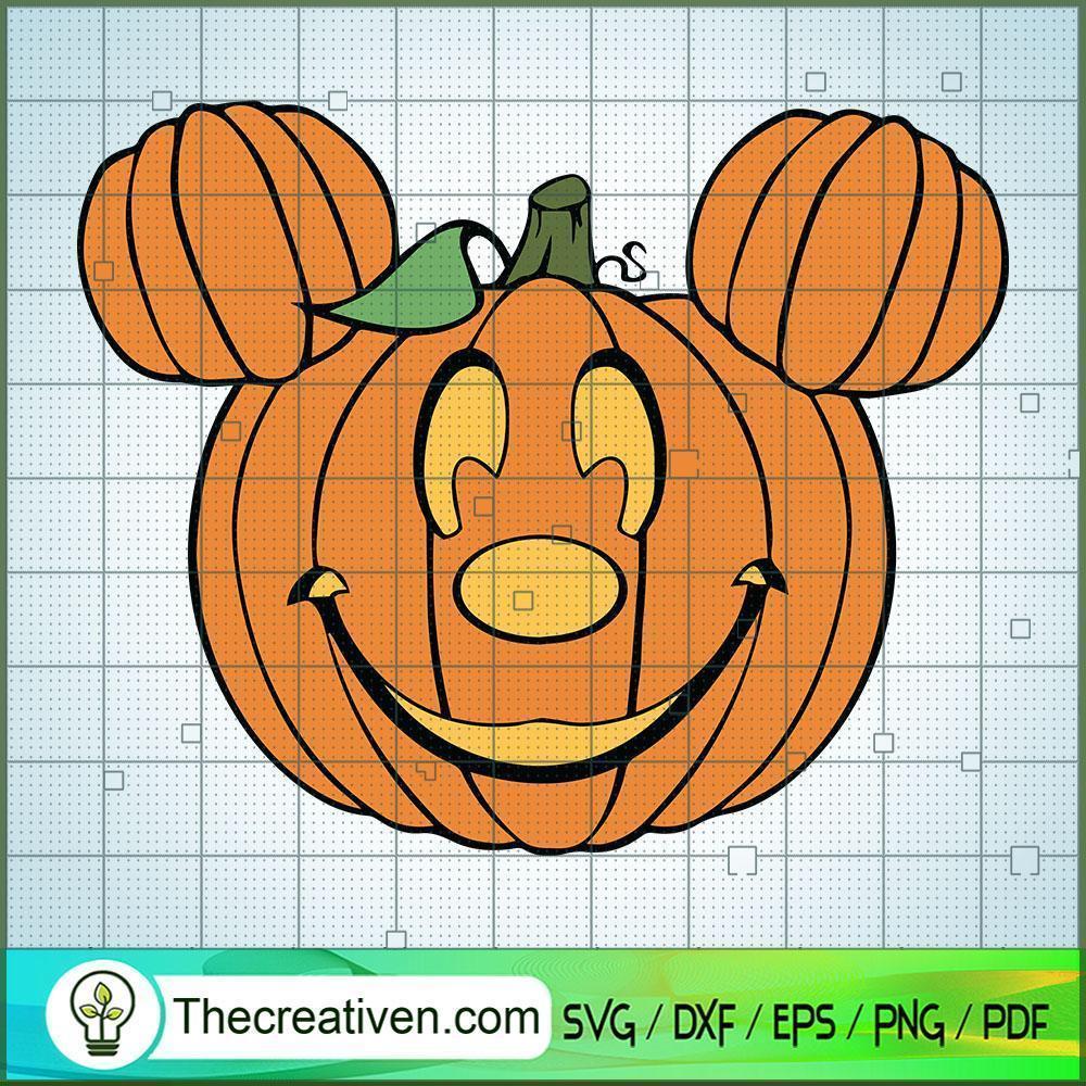 Mickey Halloween Pumpkin SVG Cut File for Cricut & Silhouette 1 Mickey Halloween Pumpkin SVG Cut File for Cricut & Silhouette