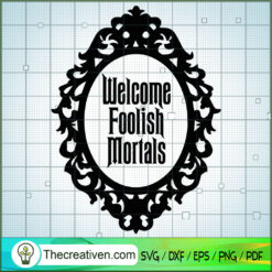 Welcome Mirror SVG Cut File for Cricut & Silhouette