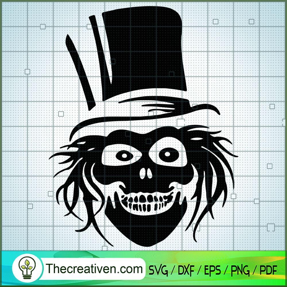 Haunted Skull SVG, Halloween SVG, Boo SVG, Witch SVG 1 Haunted Skull 1 copy