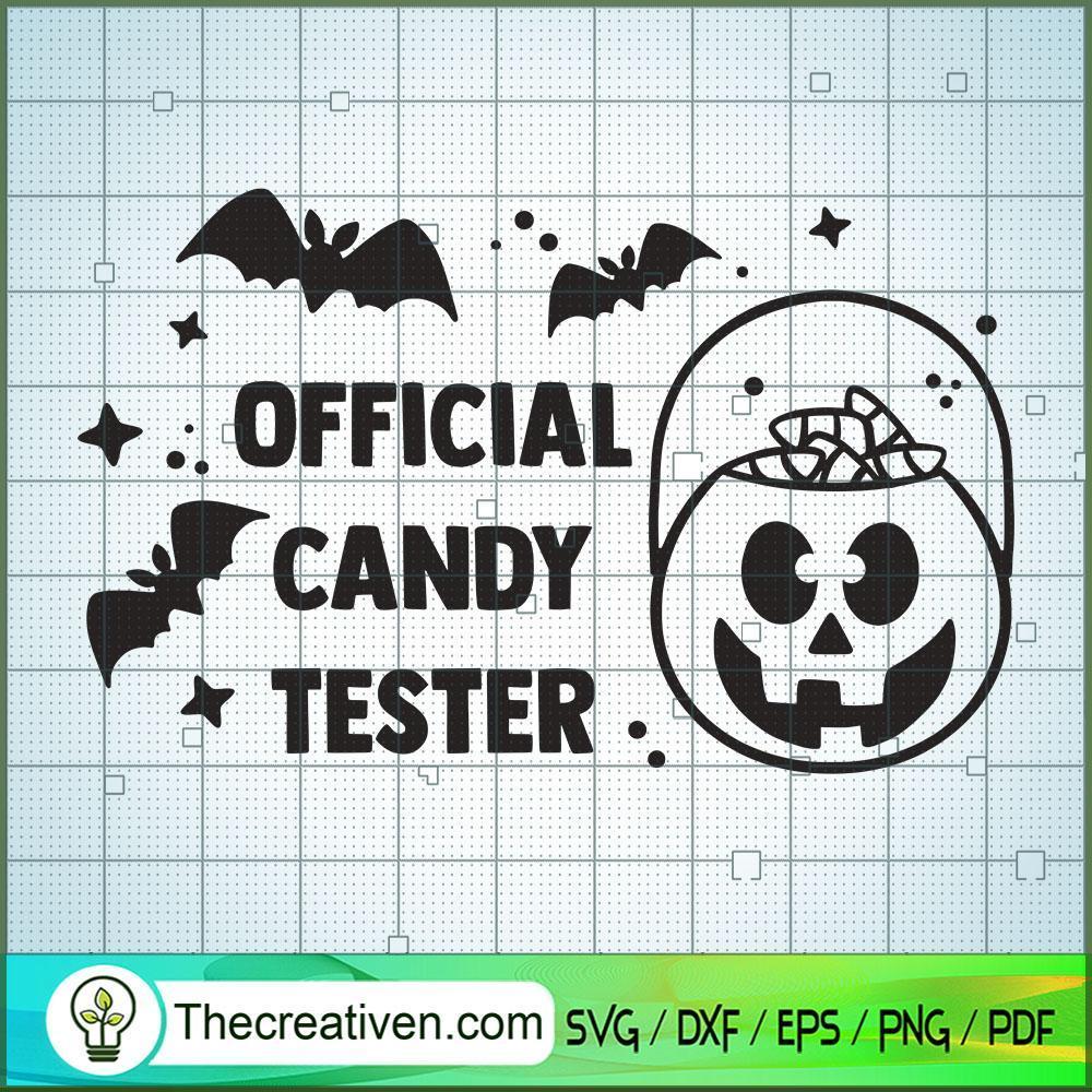 Official Candy Tester SVG, Halloween SVG, Boo SVG, Witch SVG 1 official candy tester copy