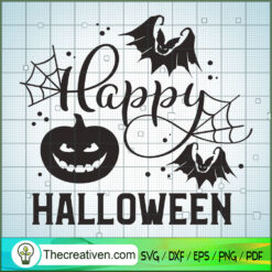 Happy Halloween SVG Cut File for Cricut & Silhouette Design 29123