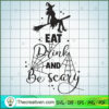 Fab Boo Lous SVG, Halloween SVG, Boo SVG, Witch SVG 2 eat drink and be scary copy 1