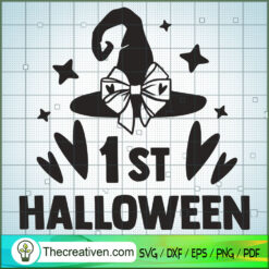 1St Halloween SVG Cut File for Cricut & Silhouette Design 29088
