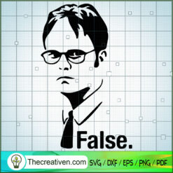 Dwight False SVG, The Office TV Show SVG, Funny Movie SVG