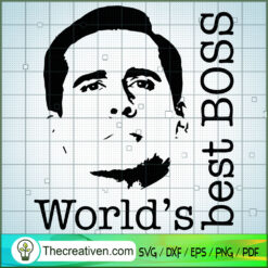 World's Best Boss SVG, The Office TV Show SVG, Funny Movie SVG