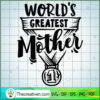 World'S Greatest Mother Free SVG Cut File for Cricut & Silhouette 2 World s greatest mother copy