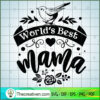 World'S Best Mama Free SVG Cut File for Cricut & Silhouette
