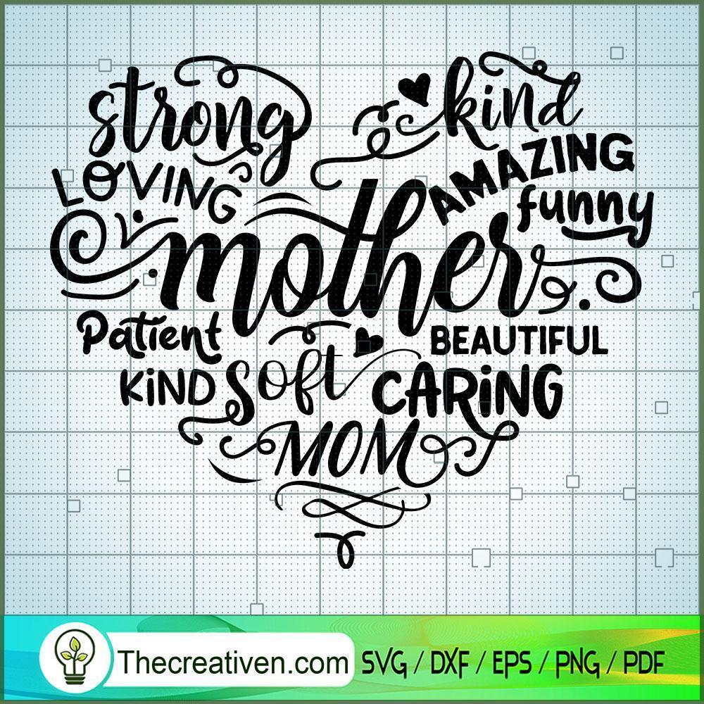 Heart - Mother Words 2 SVG, Mother SVG, SVG For Cricut Silhouette 1 Heart - Mother Words 2 SVG, Mother SVG, SVG For Cricut Silhouette
