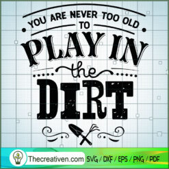 You Are Never Too Old To Pla SVG Cut File for Cricut