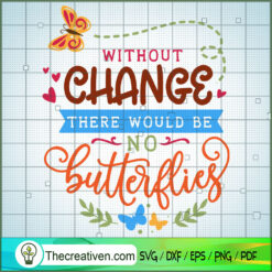 Without Change There Would B SVG Cut File for Cricut