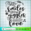 Plant Smiles Grow Giggles Free SVG Cut File for Cricut & Silhouette 3 plant smiles grow giggles copy