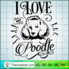 Miniature Poodle 1 Free SVG Cut File for Cricut & Silhouette