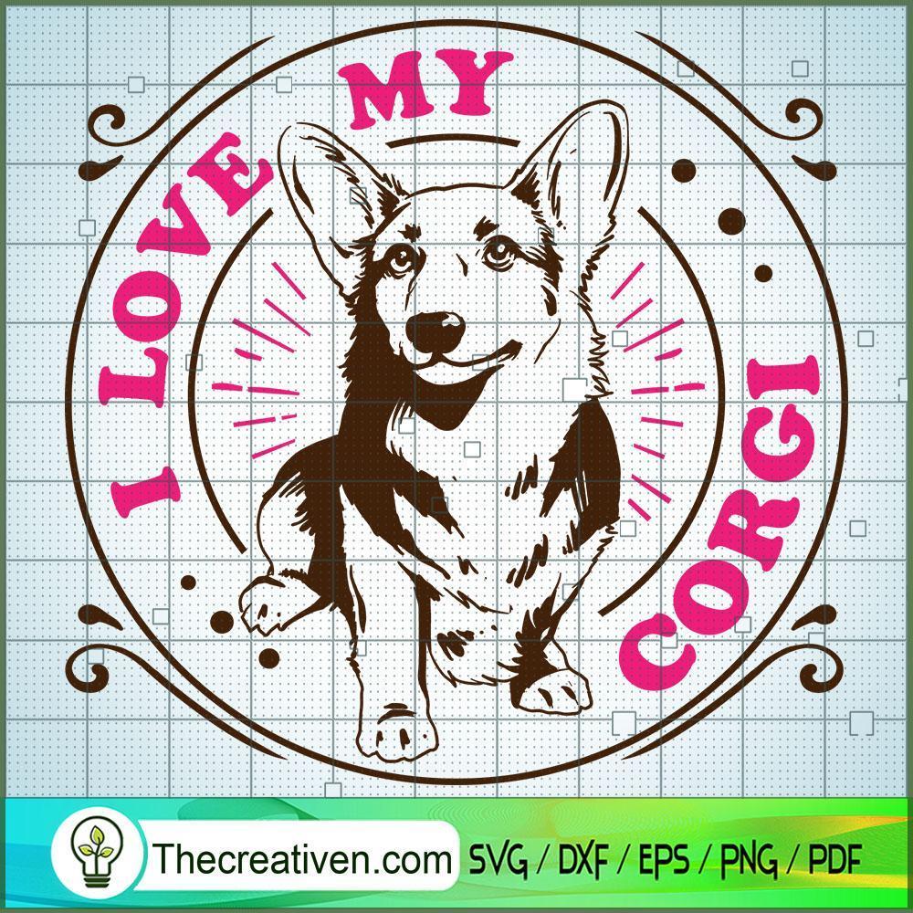Love My Corgi Free SVG Cut File for Cricut & Silhouette 1 Love My Corgi Free SVG Cut File for Cricut & Silhouette
