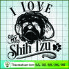 I Love My Shih Tzu Free SVG Cut File for Cricut & Silhouette