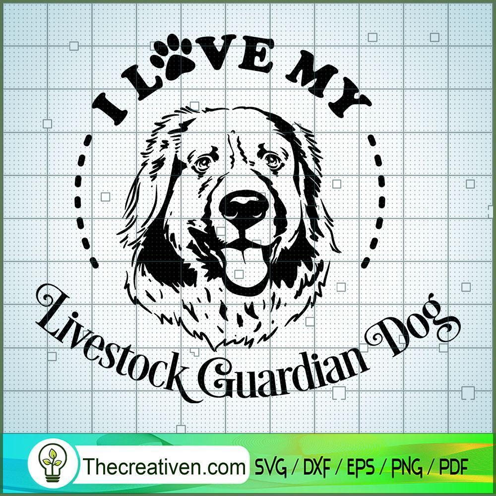 I Love My Guardian Dog Free SVG Cut File for Cricut & Silhouette 1 I Love My Guardian Dog Free SVG Cut File for Cricut & Silhouette