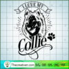 I Love My Collie Free SVG Cut File for Cricut & Silhouette
