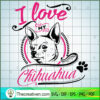 I love my chihuahua colored copy