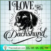 Dachshund SVG Free, Dog Pet SVG Free, Free SVG For Cricut Silhouette 2 dachshund for black copy