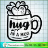 Hug In A Mug SVG Free, Coffee SVG Free, Free SVG For Cricut Silhouette 3 Hug in a mug copy
