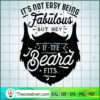 Fabulous Beard Free SVG Cut File for Cricut & Silhouette 2 Fabulous Beard copy