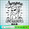 Awesome Bearded Dad Free SVG Cut File for Cricut & Silhouette