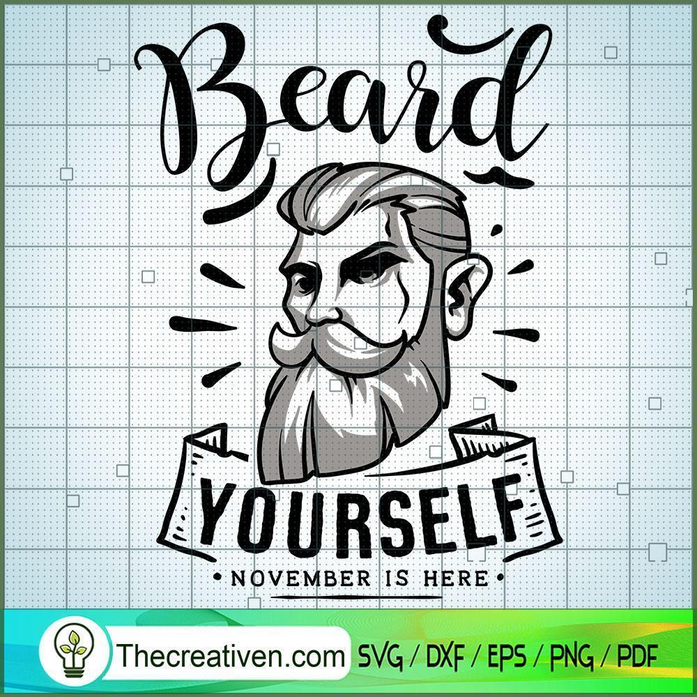 Beard Yourself Free SVG Cut File for Cricut & Silhouette 1 Beard Yourself Free SVG Cut File for Cricut & Silhouette