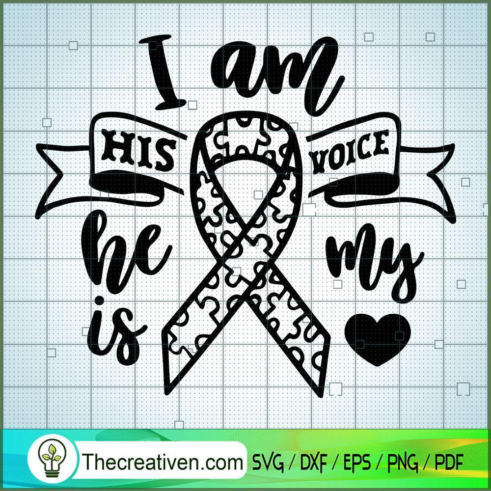 I Am His Voice Free SVG Cut File for Cricut & Silhouette 1 I Am His Voice Free SVG Cut File for Cricut & Silhouette