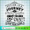 Autism Is A Journey Free SVG Cut File for Cricut & Silhouette