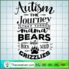 Autism - The Journey That Tu SVG Cut File for Cricut 3 Autism the journey that turns copy