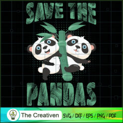 Save The Pandas SVG, Animals SVG, Trending SVG