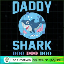Daddy Shark Doo Doo Doo SVG, Animals SVG, Trending SVG