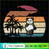 Panda Retro Design SVG, Animals SVG, Trending SVG
