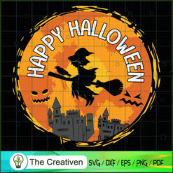 Funny Witches Brew Happy Hal SVG Cut File for Cricut