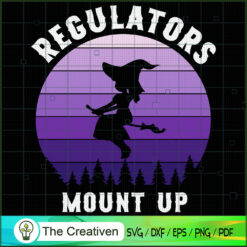 Halloween Regulators Mount Up Witches SVG Cut File for Design 27688