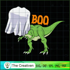Ghost Dinosaur T Rex Funny B SVG Cut File for Cricut