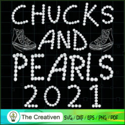 Chucks and Pearls Beads 2021 2021 SVG Cut File for Cricut & Silhouette