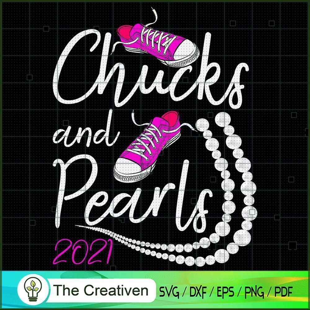 Chucks and Pearls Pink 2021 SVG, Chucks And Pearls SVG, Converse Shoe SVG 1 13 copy 5