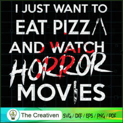 Halloween Pizza Funny Horror SVG Cut File for Cricut