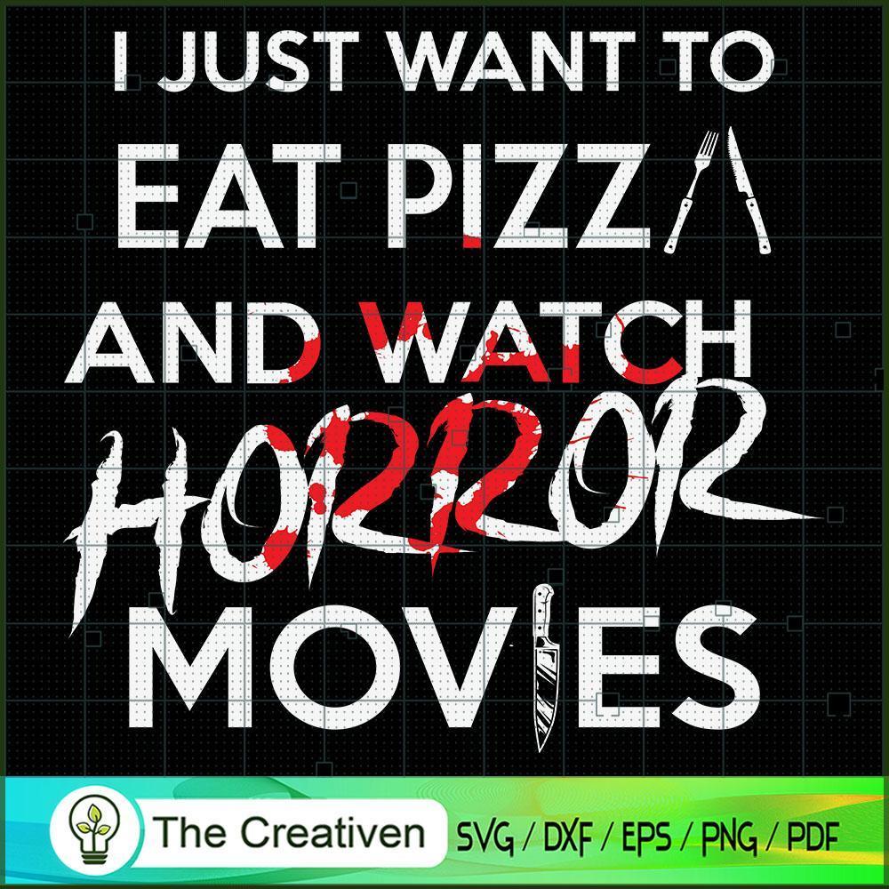 Halloween Pizza Funny Horror SVG Cut File for Cricut 1 Halloween Pizza Funny Horror SVG Cut File for Cricut