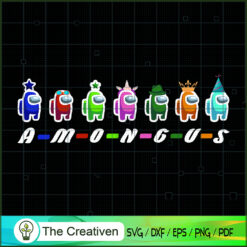 Among Us Coloring SVG, Among US SVG, Gaming SVG