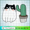 Cat and Cactus Floral SVG, Cactus SVG, Cute Cactus Quotes SVG 2 15 copy 4
