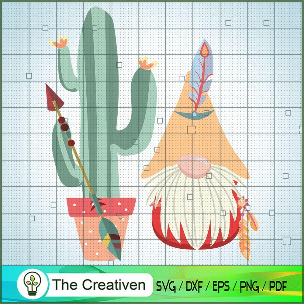 Boho Gnomes and Cactus SVG, Cactus SVG, Cute Cactus Quotes SVG 1 3 copy 5