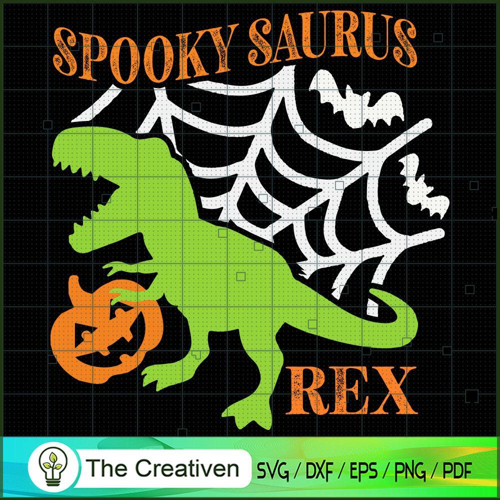 Spooky Saurus Rex SVG, Halloween SVG, Horror SVG, Halloween Scary SVG 1 83 copy 1