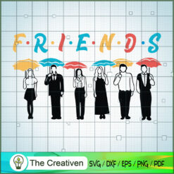Friends Halloween SVG Cut File for Cricut & Silhouette Design 27480