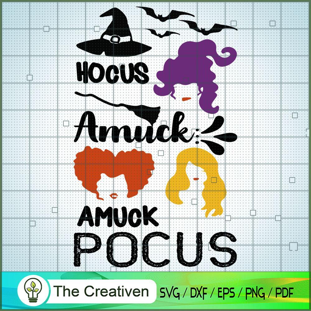 Hocus Amuck Amuck Pocus Amuck SVG, Halloween SVG, Horror SVG, Halloween Scary SVG 1 77 copy 1