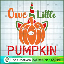 Owe Little Pumpkin SVG Cut File for Cricut & Silhouette