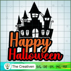 Happy Halloween SVG Cut File for Cricut & Silhouette Design 27419